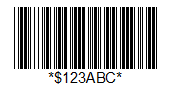 Code 39 Barcode, 3 of 9 barcode